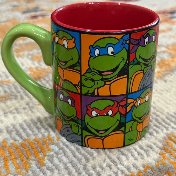 Ninja Turtle classic coffee cup tea mug kids adults collector item TMNT cartoon - Picture 2 of 6